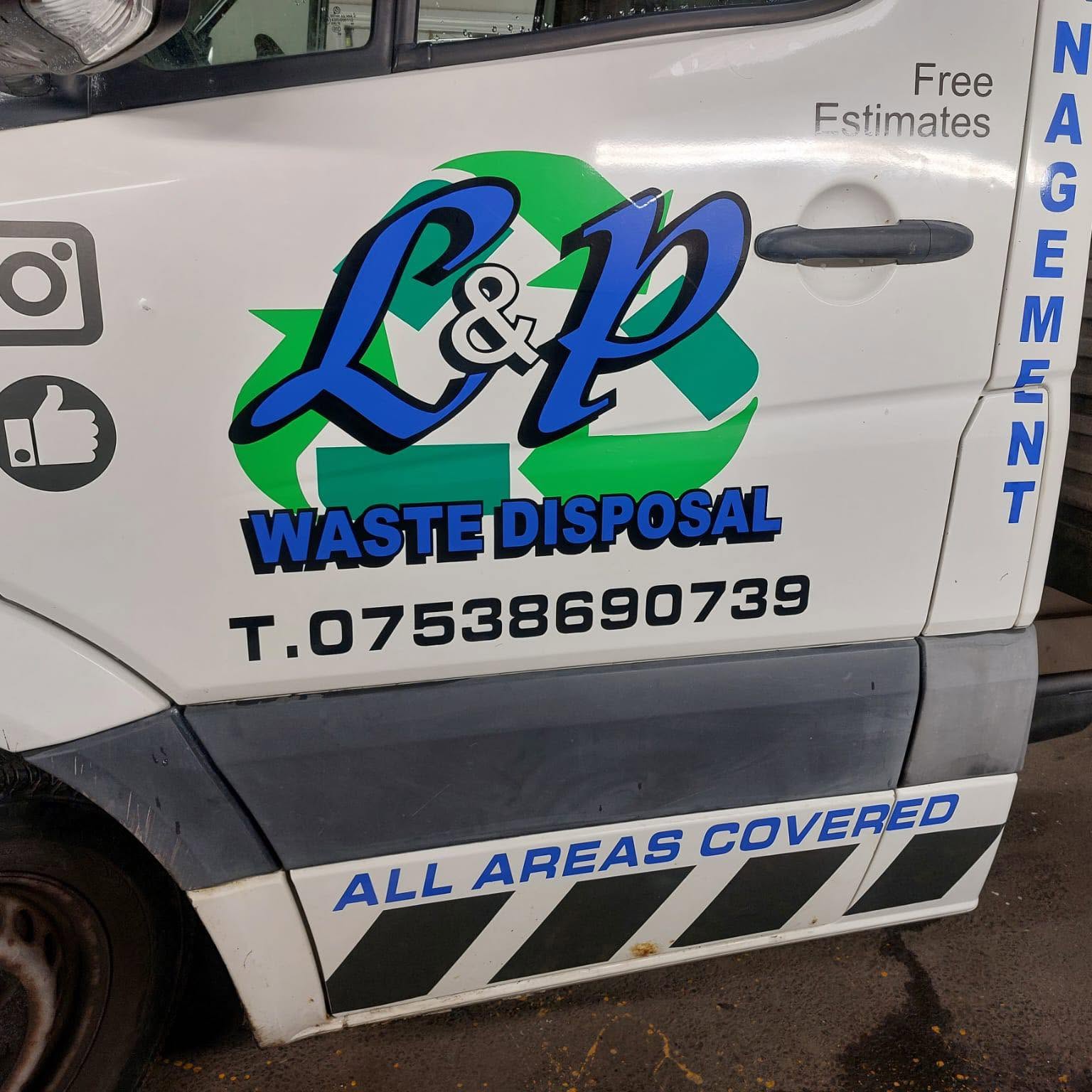 L&P All Sorts Waste Disposal van