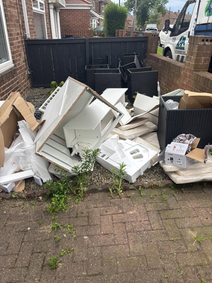 Before: Front garden clear-out